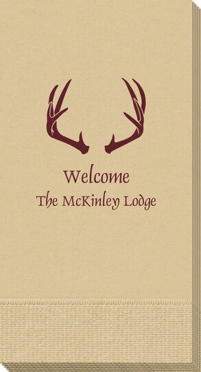 Antlers Guest Towels